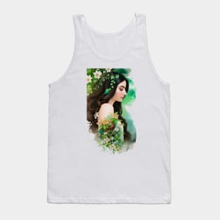 Serenity In Green Tank Top